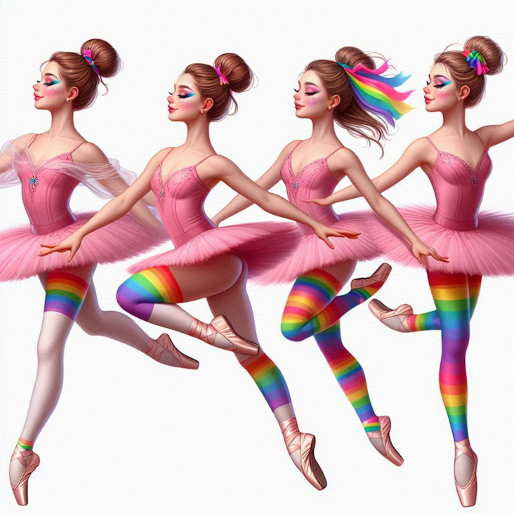 June Pride Month in a Pink Tutu in Waterlooville