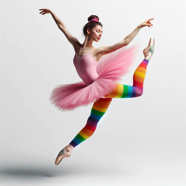 June Pride Month in a Pink Tutu in Chelmsford