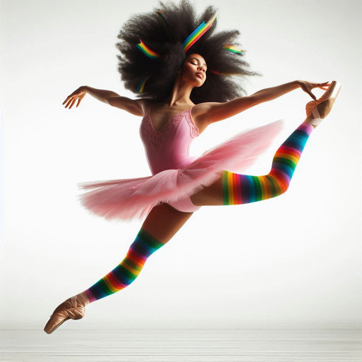 June Pride Month in a Pink Tutu in Rochester