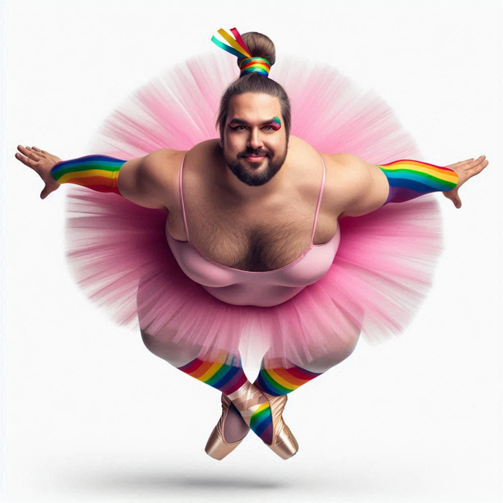 June Pride Month in a Pink Tutu in Coventry