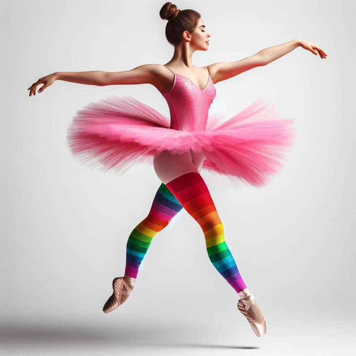 June Pride Month in a Pink Tutu in Lancaster