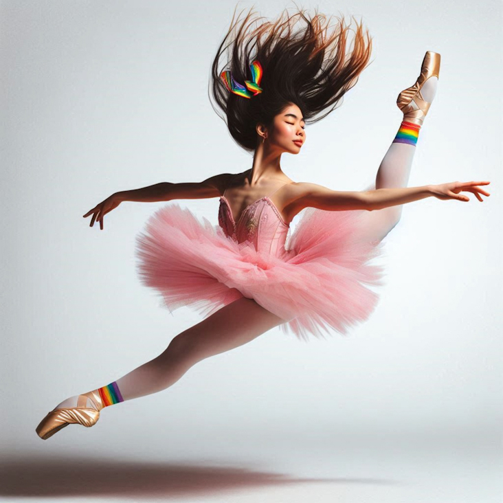 June Pride Month in a Pink Tutu in Brixton