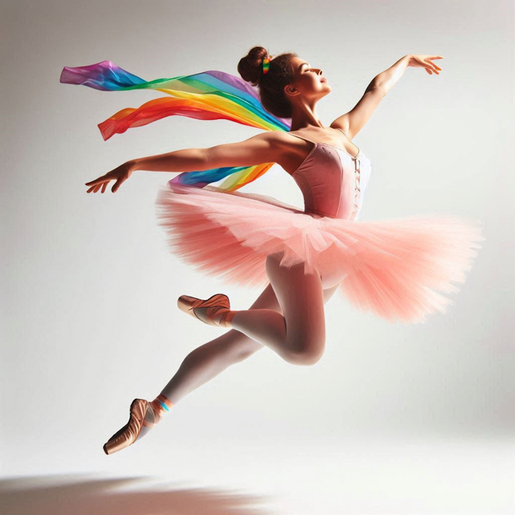 June Pride Month in a Pink Tutu in Uxbridge