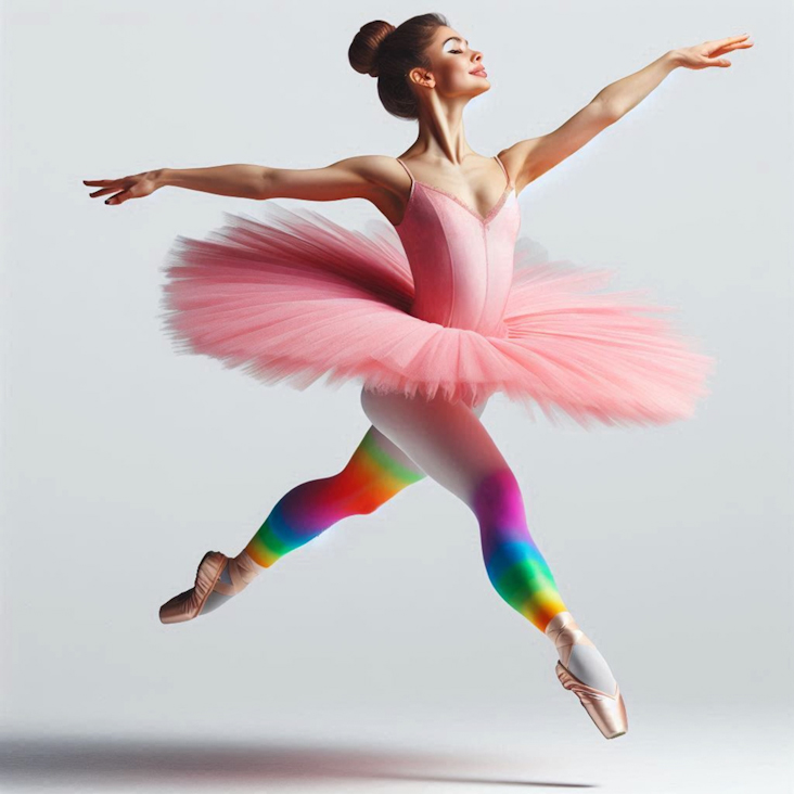 June Pride Month in a Pink Tutu in Worksop