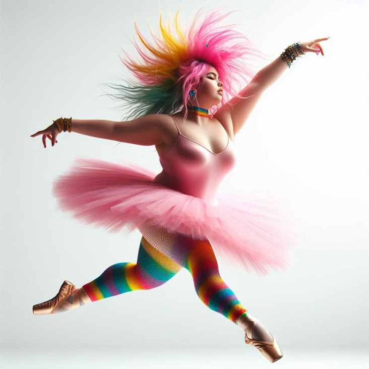 June Pride Month in a Pink Tutu in Stourbridge