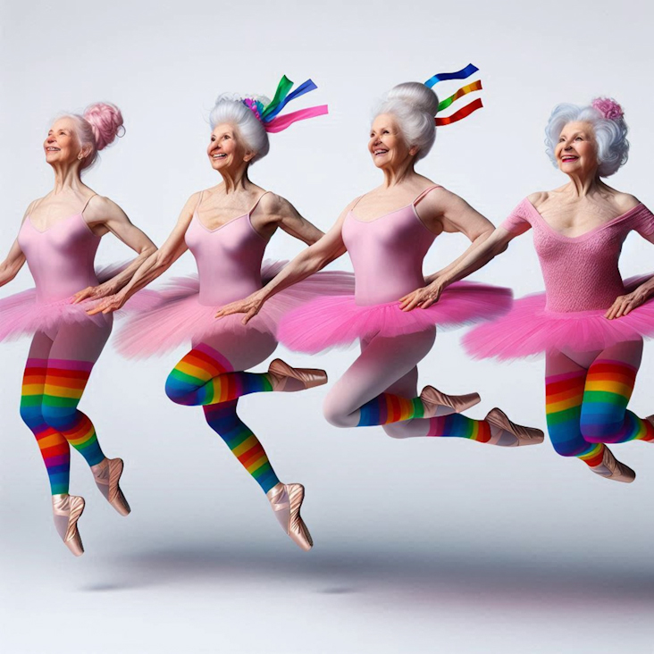 June Pride Month in a Pink Tutu in Twickenham