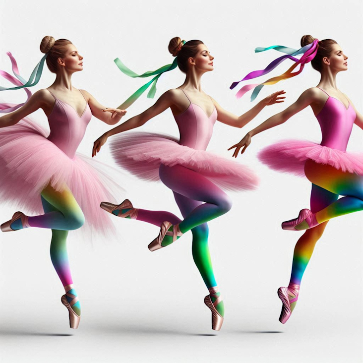 June Pride Month in a Pink Tutu in Laindon