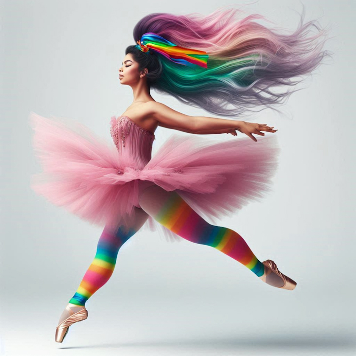 June Pride Month in a Pink Tutu in Lancaster