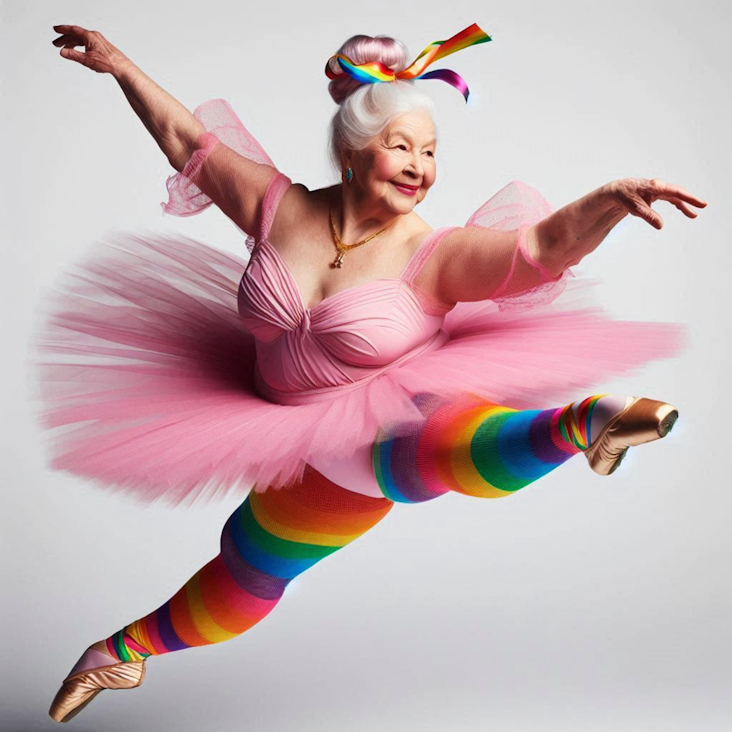 June Pride Month in a Pink Tutu in Scarborough