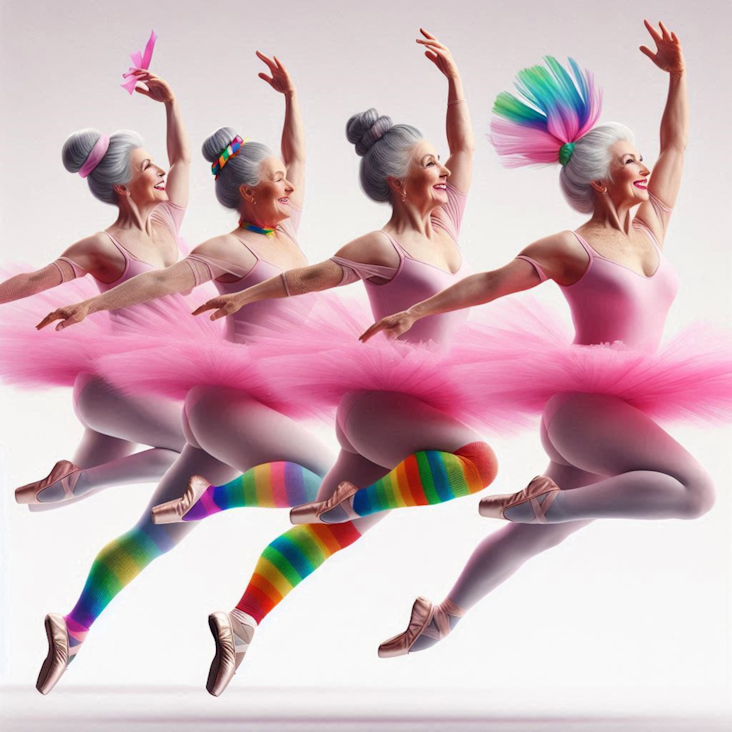 June Pride Month in a Pink Tutu in Stretford