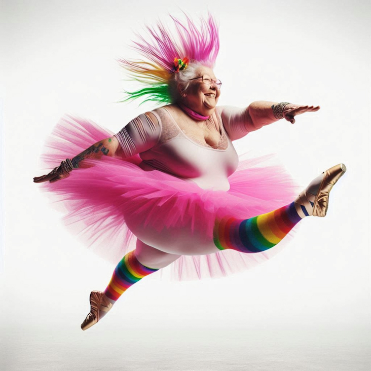 June Pride Month in a Pink Tutu in Canberra