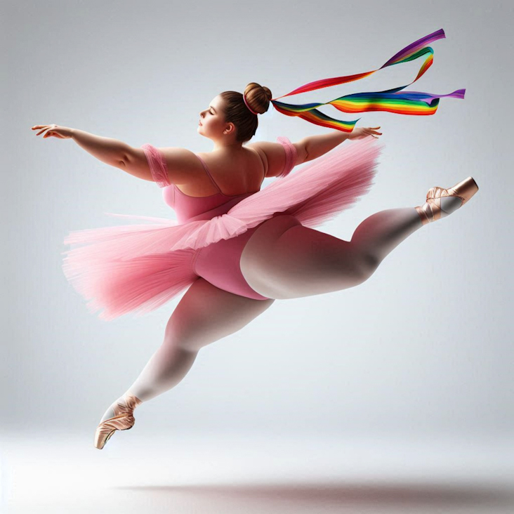 June Pride Month in a Pink Tutu in Ottawa