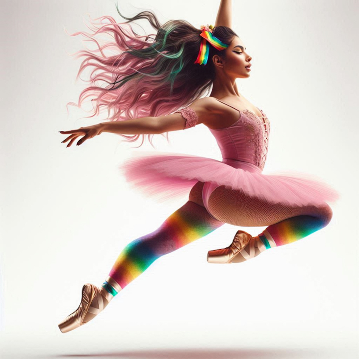 June Pride Month in a Pink Tutu in Rutherglen