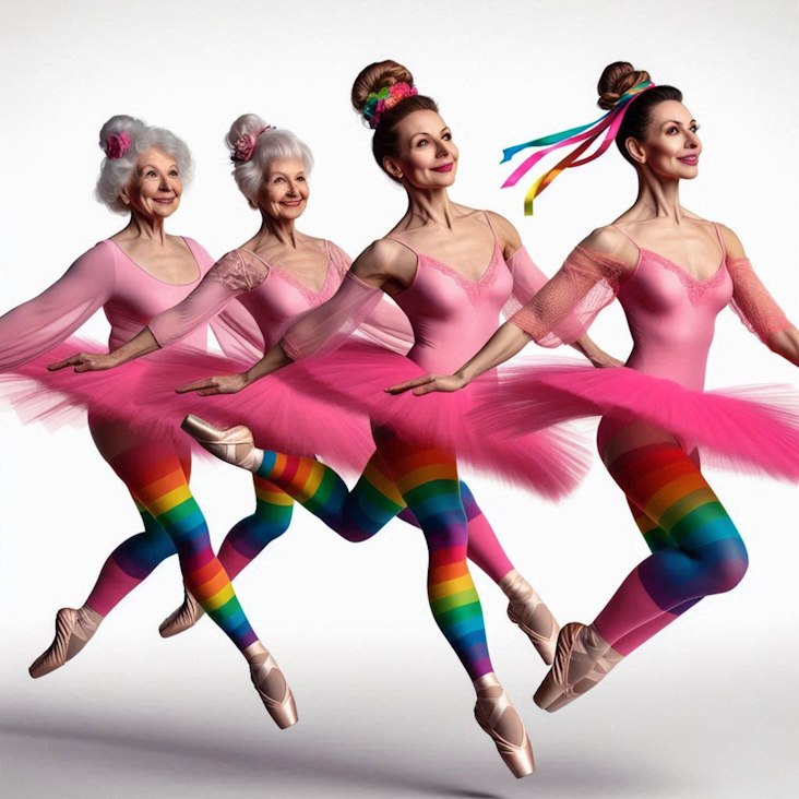 June Pride Month in a Pink Tutu in Bromsgrove