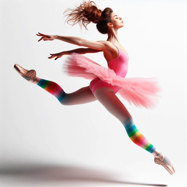 June Pride Month in a Pink Tutu in New York