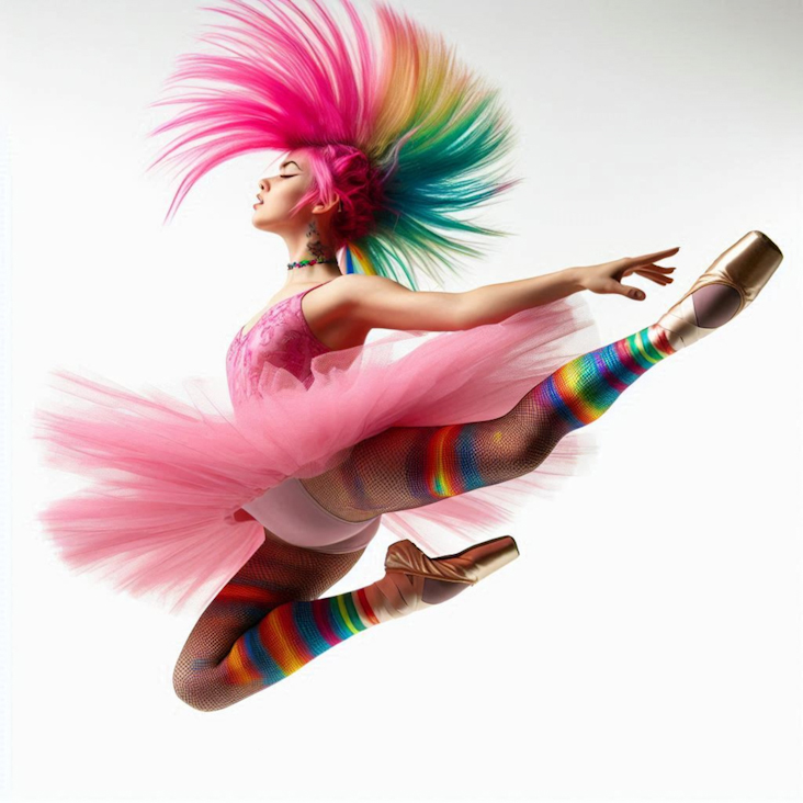 June Pride Month in a Pink Tutu in Vienna