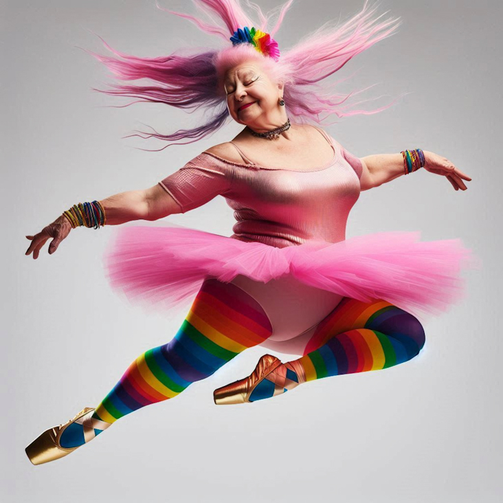 June Pride Month in a Pink Tutu in West Bromwich