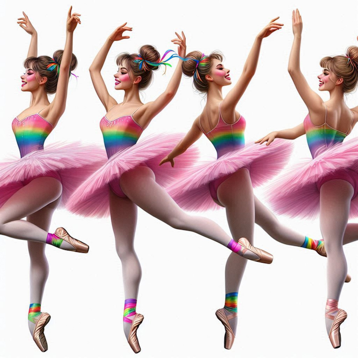 June Pride Month in a Pink Tutu in Stockport