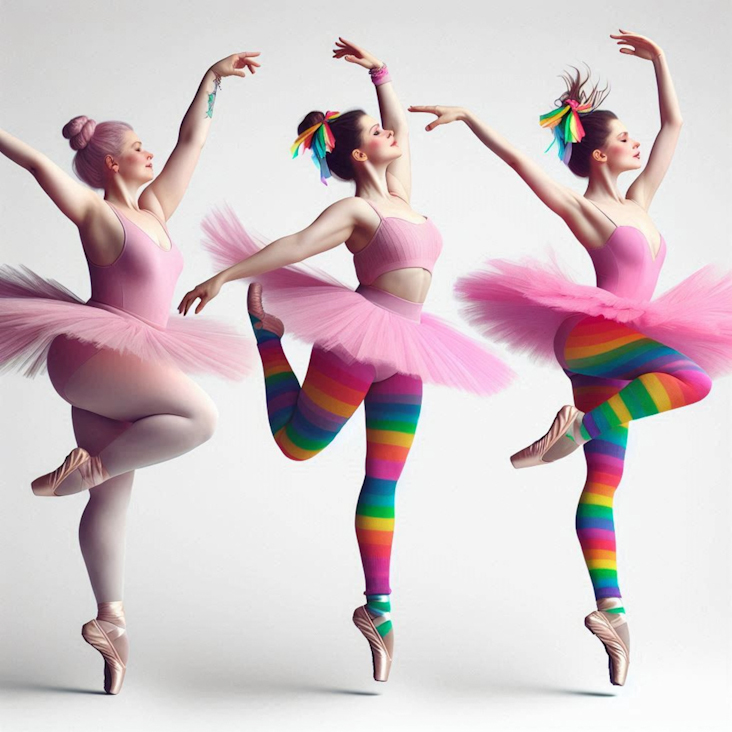 June Pride Month in a Pink Tutu in Romford