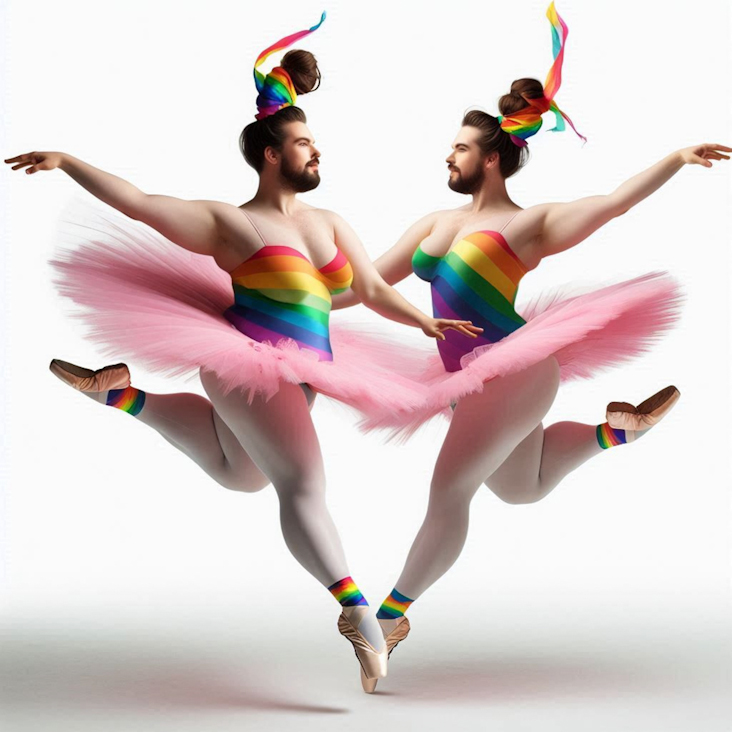 June Pride Month in a Pink Tutu in Colchester