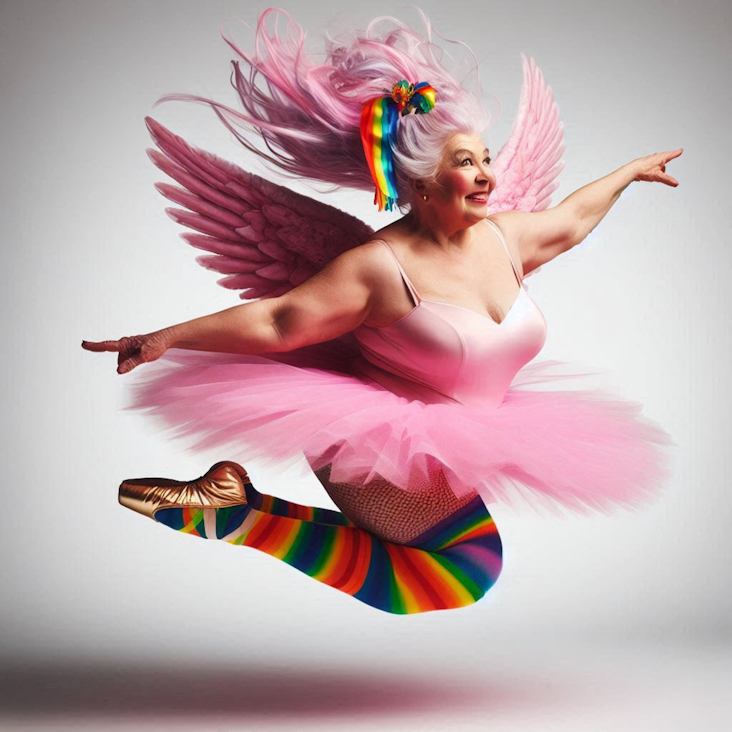 June Pride Month in a Pink Tutu in High Wycombe