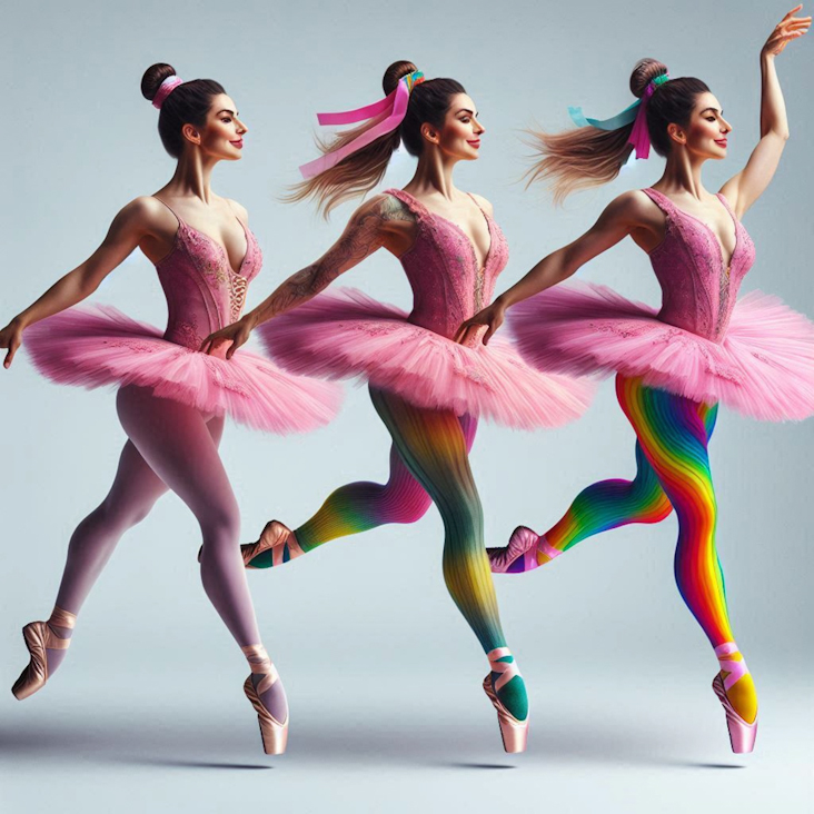 June Pride Month in a Pink Tutu in Blackburn