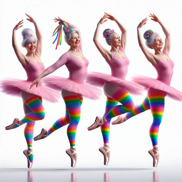 June Pride Month in a Pink Tutu in Basingstoke