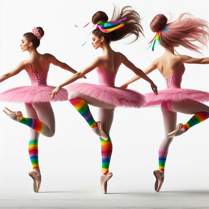 June Pride Month in a Pink Tutu in Darlington