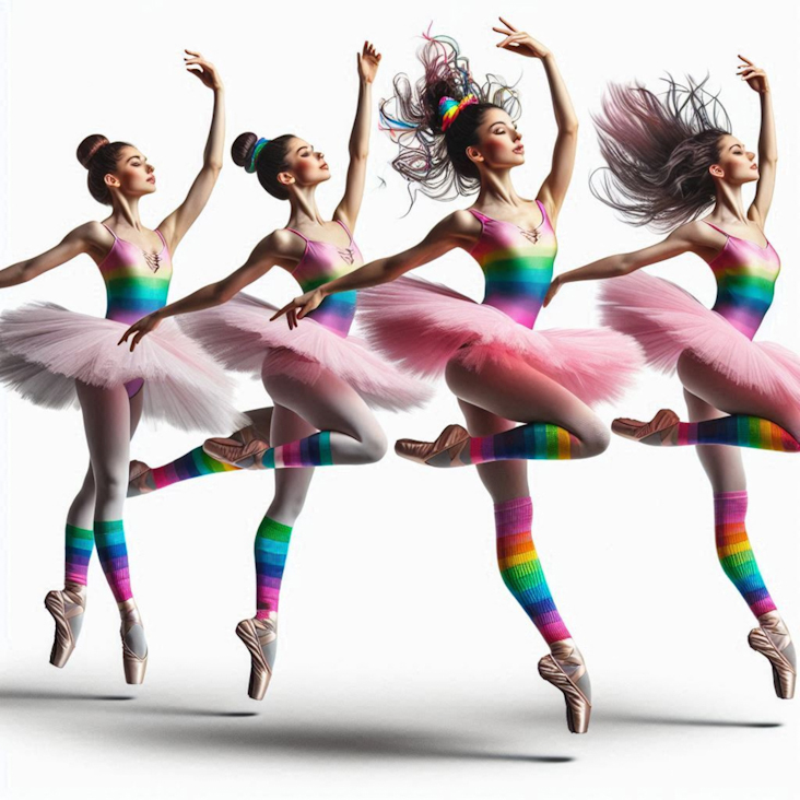 June Pride Month in a Pink Tutu in Nottingham