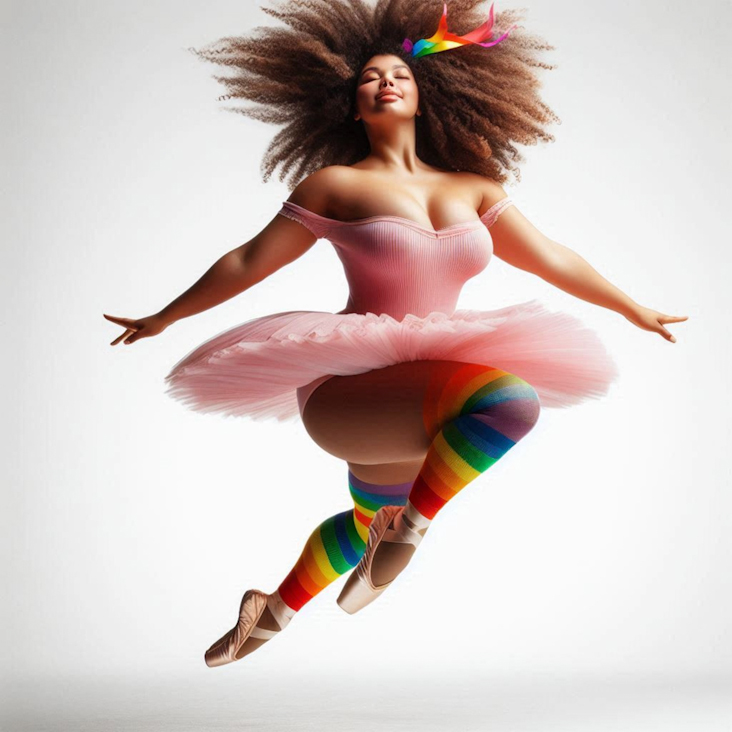 June Pride Month in a Pink Tutu in Manchester