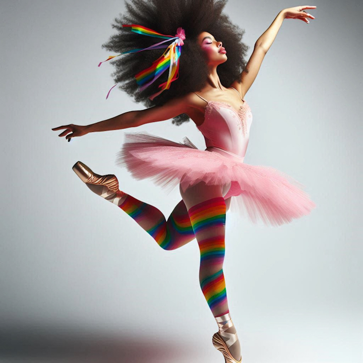 June Pride Month in a Pink Tutu in Coventry