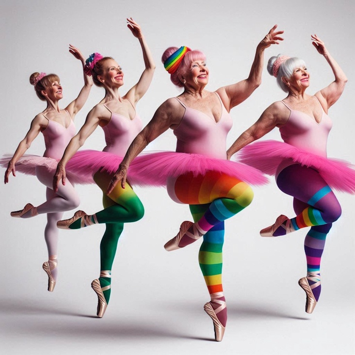 June Pride Month in a Pink Tutu in East Ham