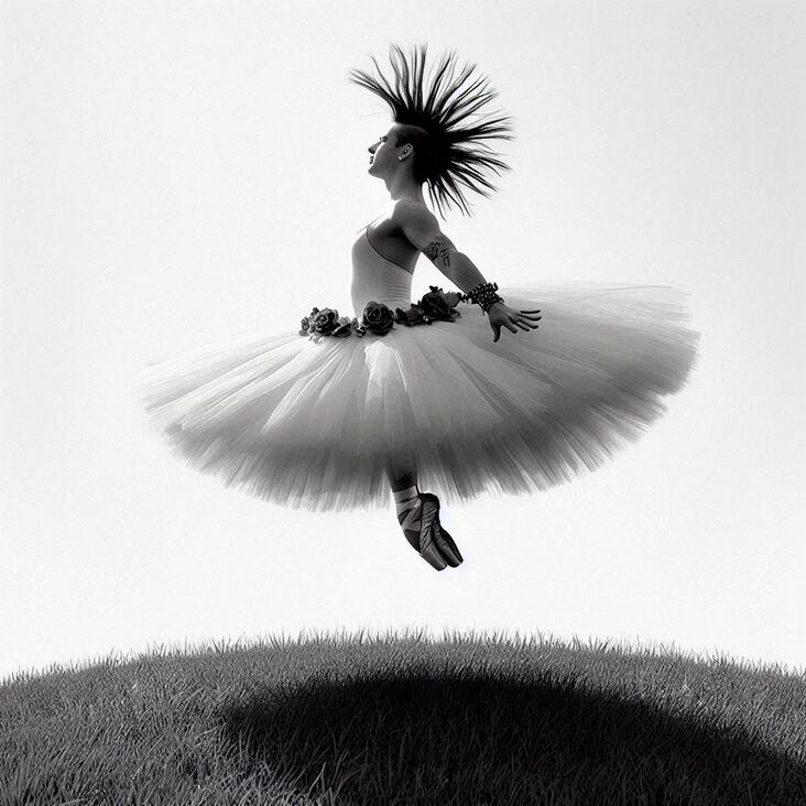 #TutuBlog 2024-07-31 in West Bridgford with a white tutu.