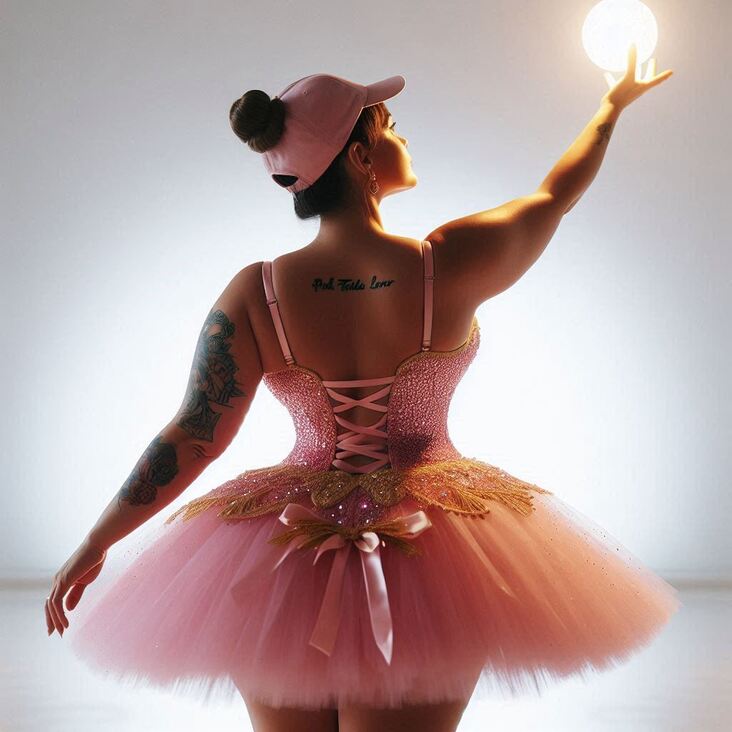 #TutuBlog 2019-04-04 in Worcester with a pink tutu.