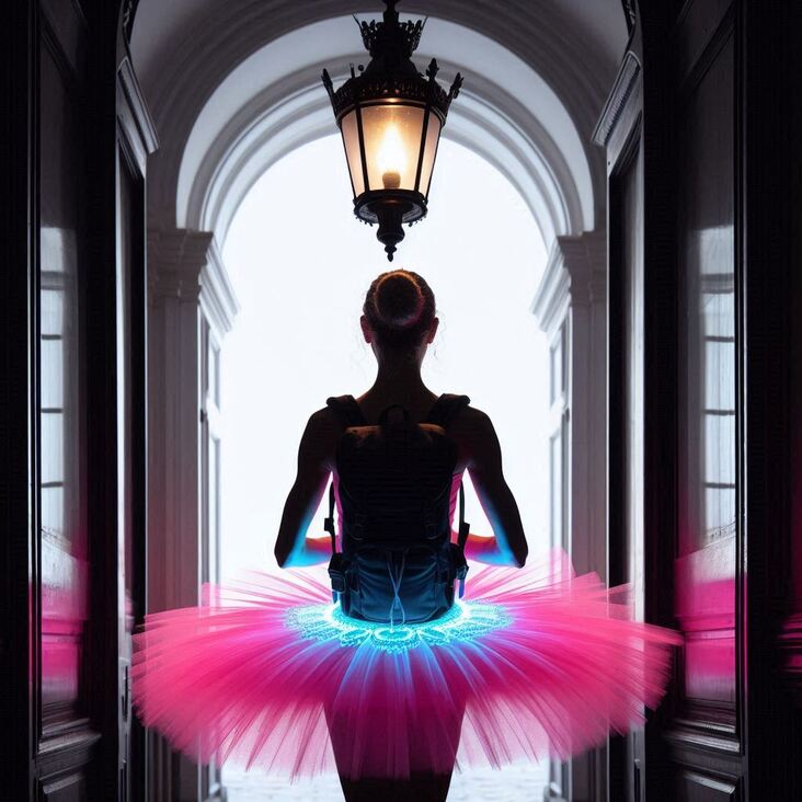 #TutuBlog 2021-02-10 in Prestwich with a stiff tutu.