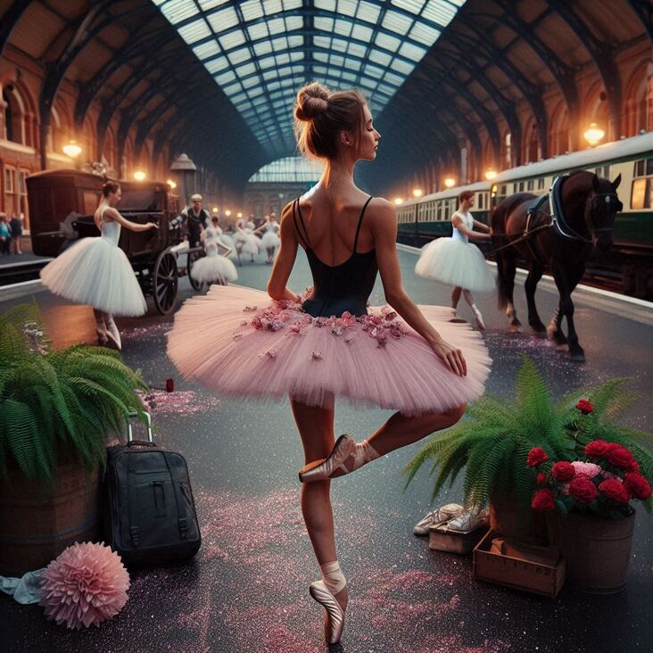 #TutuBlog 1999-09-24 in Morden with a black tutu.