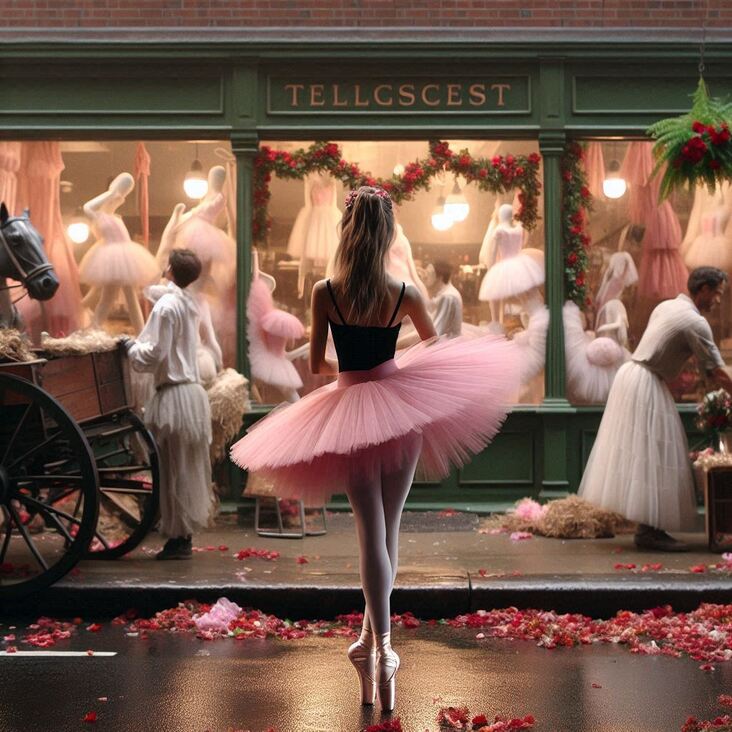 #TutuBlog 2025-05-10 in Rutherglen with a food themed tutu.