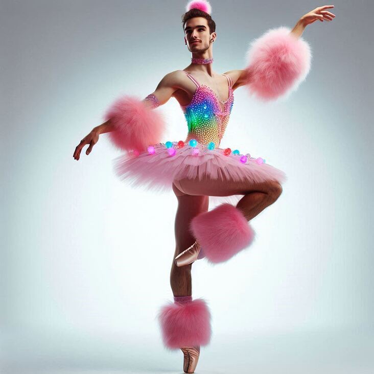 #TutuBlog 2025-11-04 in Neath with a american style tutu.