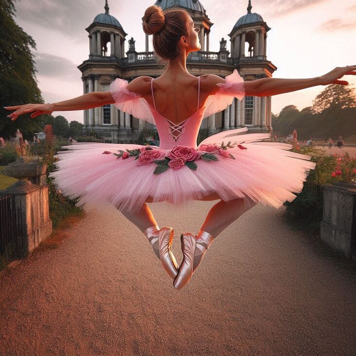 #TutuBlog 2025-11-12 in Morden with a bright pink tutu.