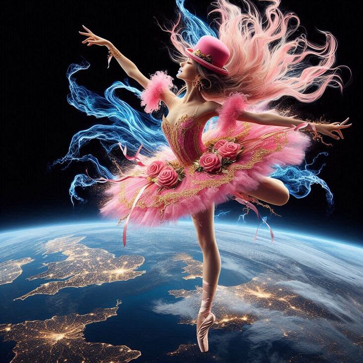 #TutuBlog 2025-11-13 in Barnet with a green tutu.