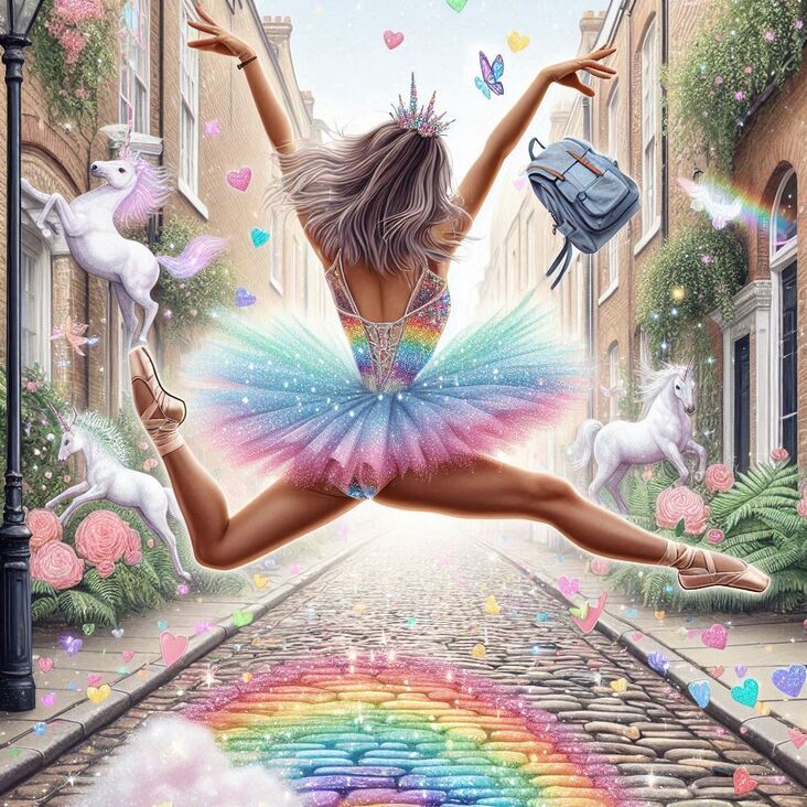 #TutuBlog 2025-12-30 in Borehamwood with a purple tutu.