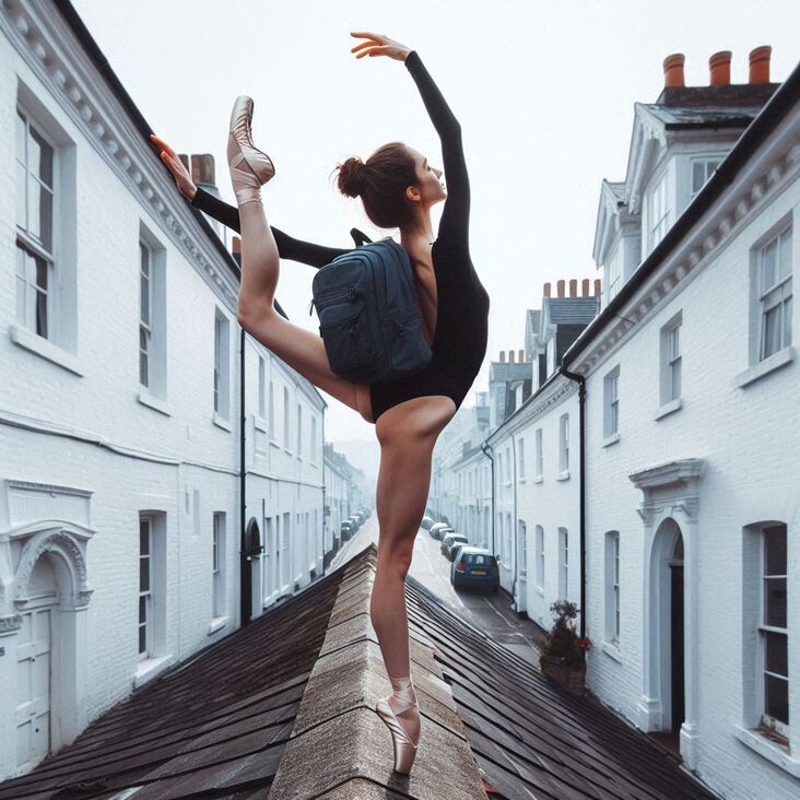 #TutuBlog 2026-12-06 in Norwich with a american style tutu.