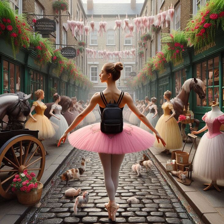 #TutuBlog 2026-12-20 in Gloucester with a pink tutu.