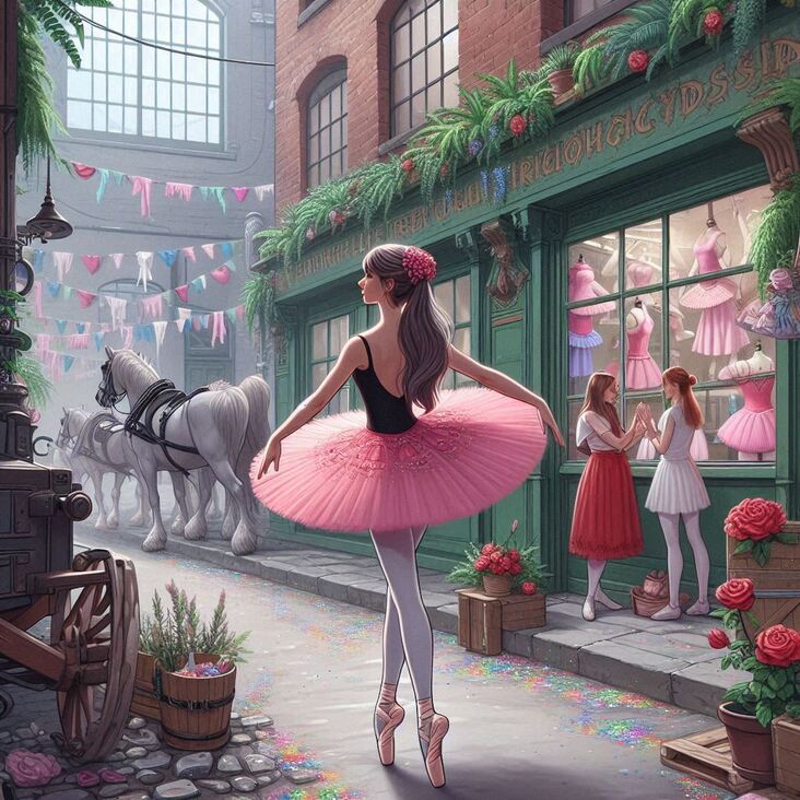 #TutuBlog 2027-01-02 in Chelmsford with a cyan tutu.