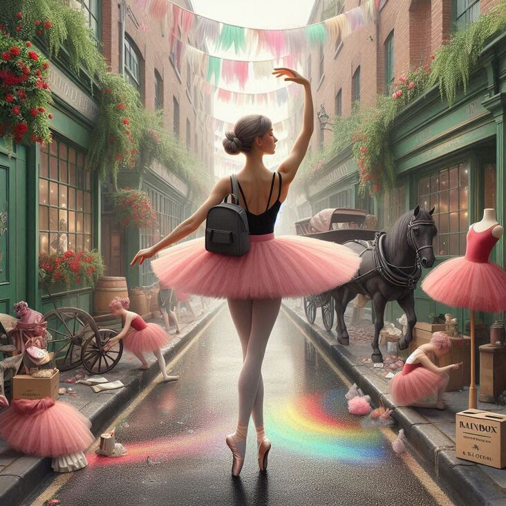 #TutuBlog 2027-01-31 in Scunthorpe with a red tutu.
