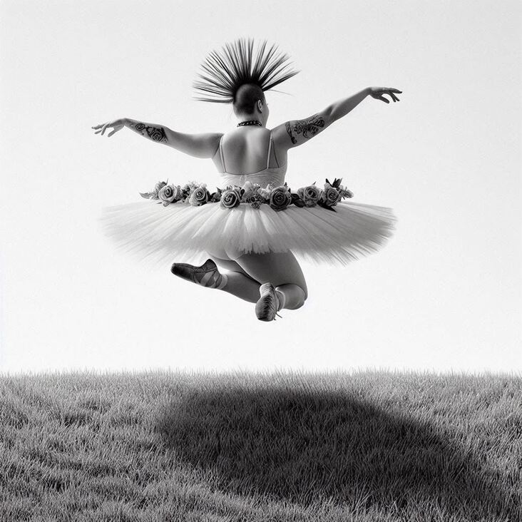 #TutuBlog 2027-03-14 in Edgware with a red tutu.