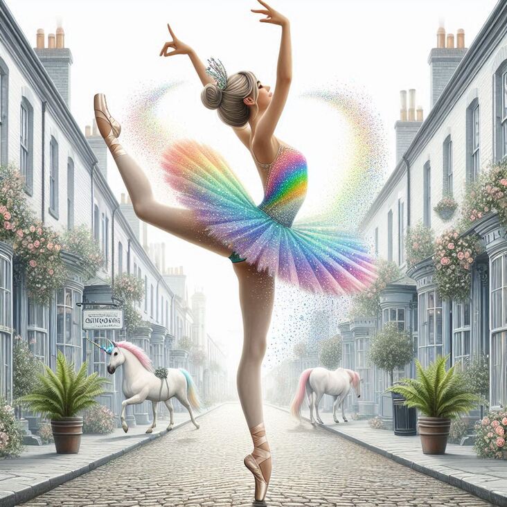#TutuBlog 2027-03-15 in Littlehampton with a black tutu.