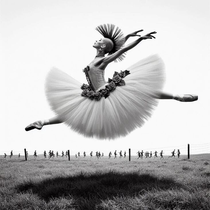 #TutuBlog 2027-04-04 in Neath with a american style tutu.