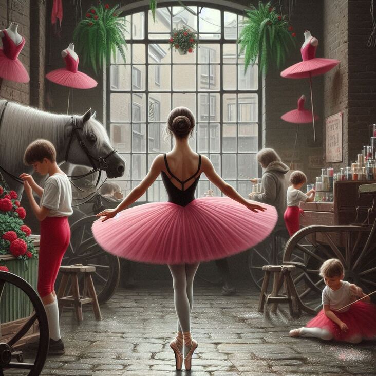 #TutuBlog 2027-05-16 in Bishops Stortford with a gymnastic tutu.
