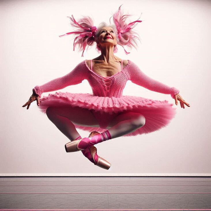 #TutuBlog 2027-07-22 in Coulsdon with a cyan tutu.